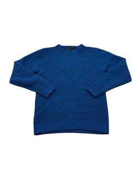Vintage 90s Marc Jacobs 100% Wool Sweater Blue Textured Knit Men’s M